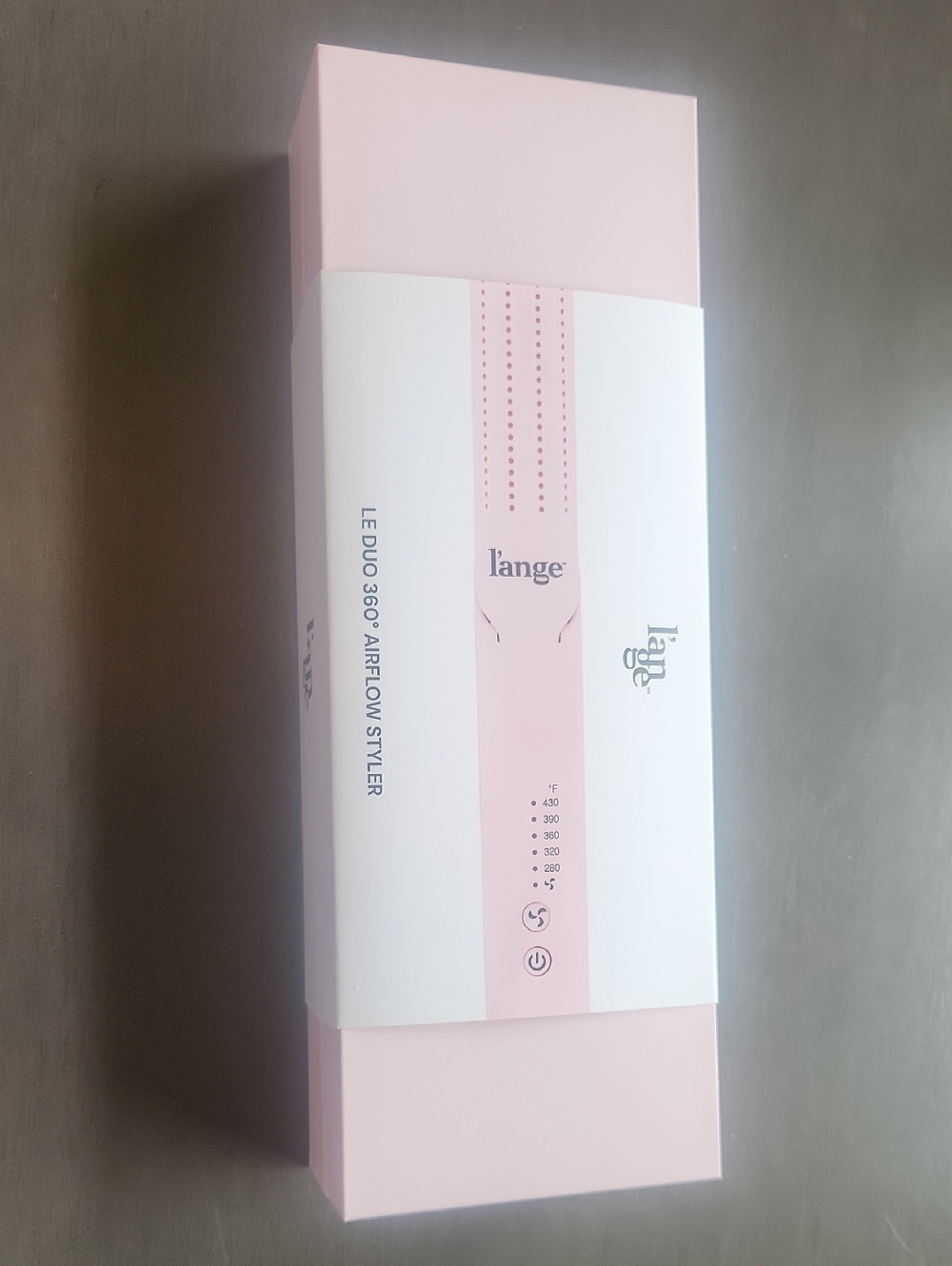 Lange Pink and White Le Duo 360° Airflow Styler